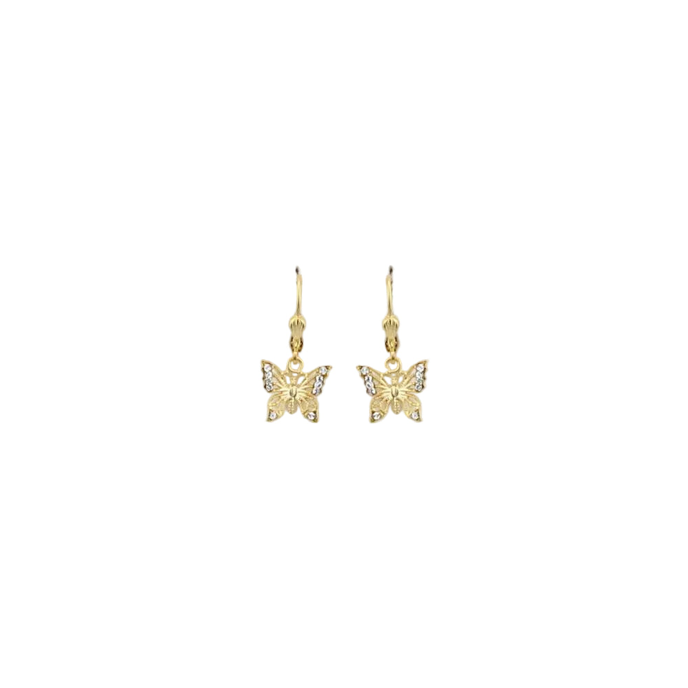 Amelie Butterfly Earring: Crystal