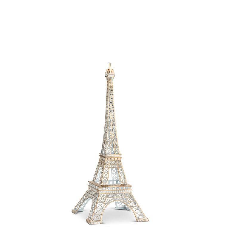 Eiffel Tower-White and Gold: Medium