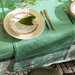 Escapade Tropical Green Linen