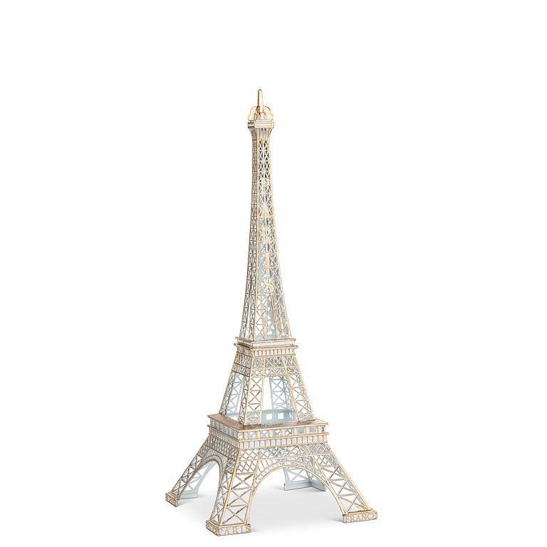 Eiffel Tower-White and Gold: Medium