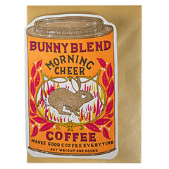 Coffee Tin | Cut-Out - Greeting Card