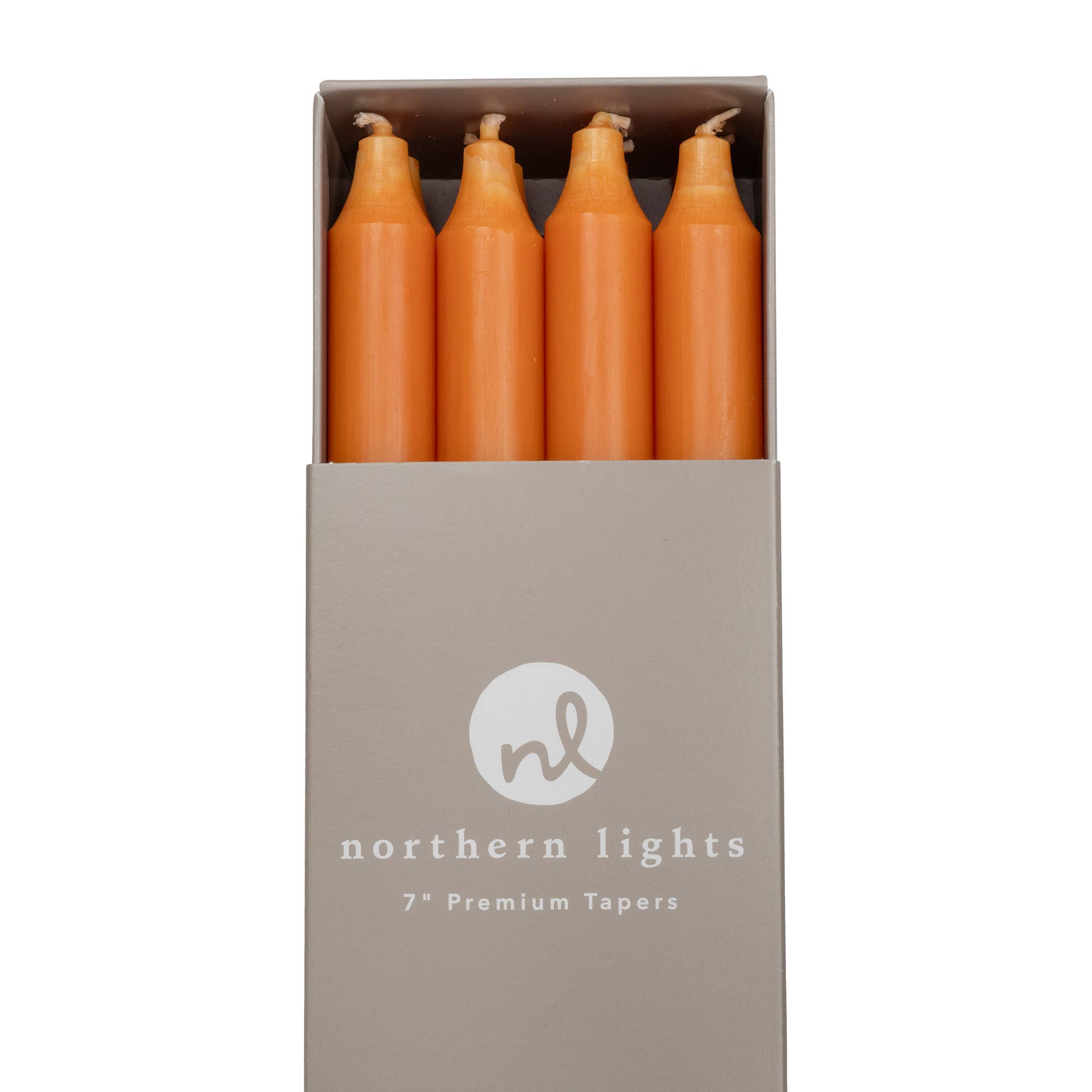 7" Taper Candles - 12pc Box: Sage Green