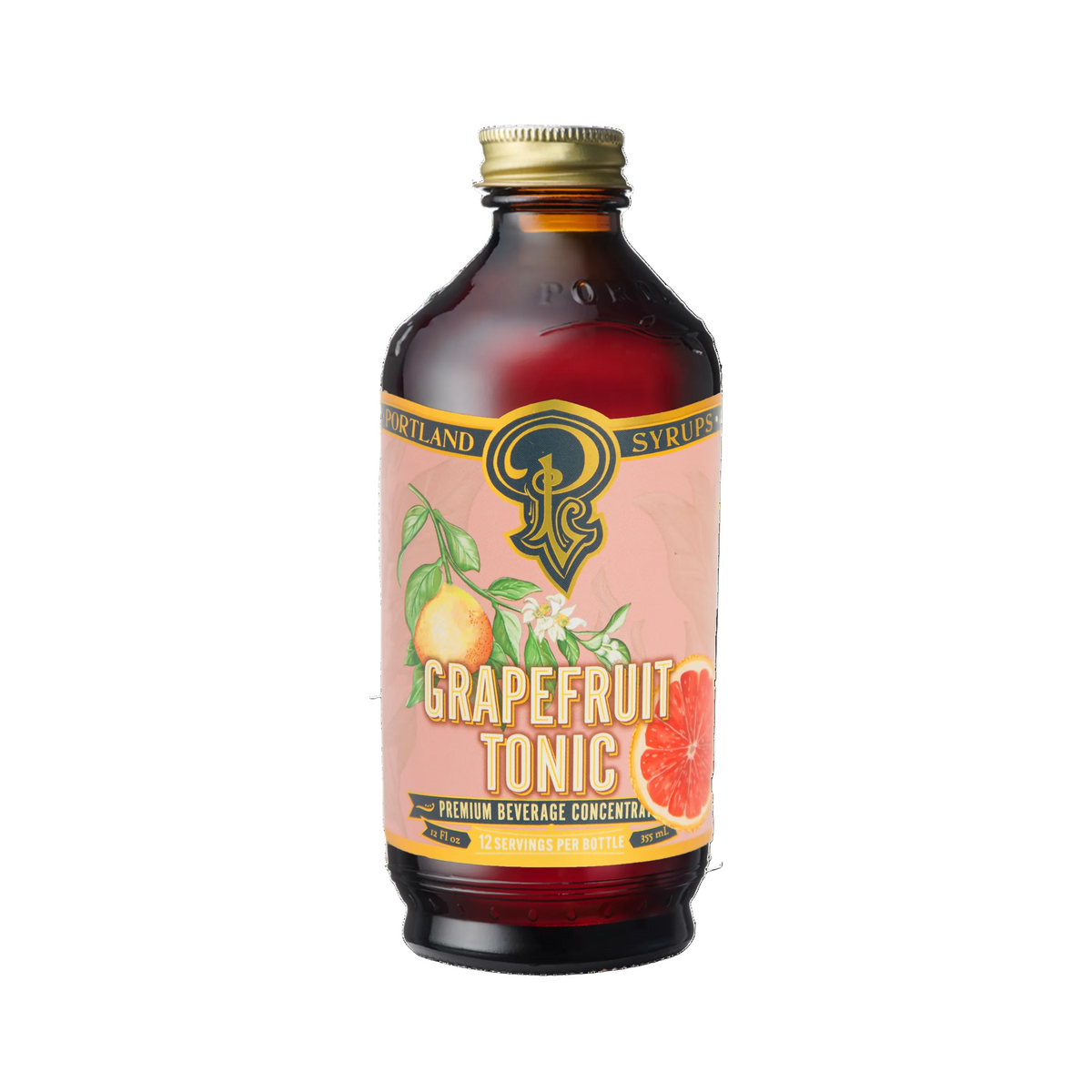 Grapefruit Tonic 12oz - cocktail / mocktail beverage mixer
