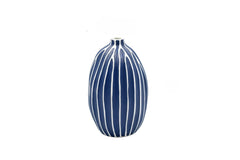 GUGU Blue and White Stripe L Bud Vase