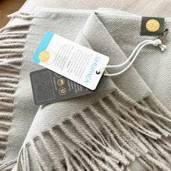 100% Baby Alpaca Wrap/Throw, London Fog