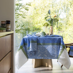 Escapade Tropical Blue Linen