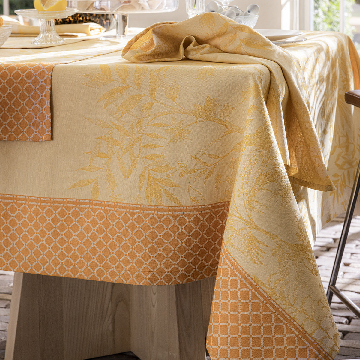 Jardin d'Eden Yellow Cotton