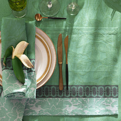Escapade Tropical Green Linen