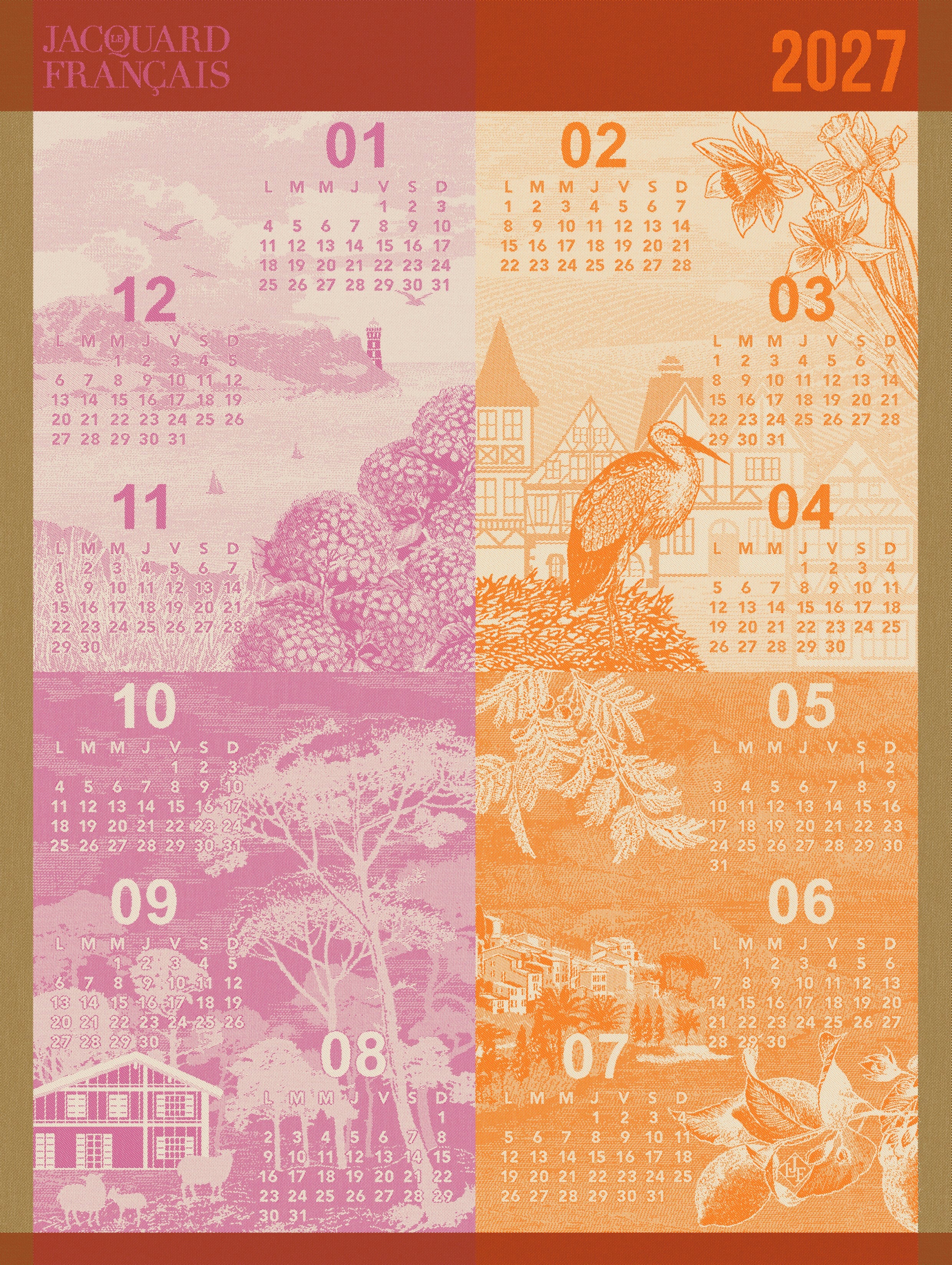 LIMITED EDITION Calendrier Towel 2027