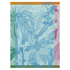 Équateur Blue Tea Towel