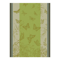 Jardin des Papillons Green Towel